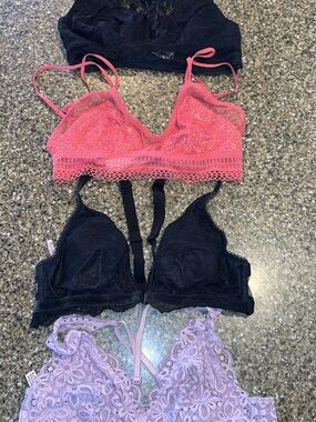 Victoria Secret Bralette (Pink, Black, Lilac) - Women’s Bralette lot